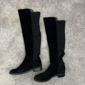 Black suede Blondo boots, size 9.5